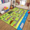 3D-Gedruckter Teppich Lernen Sie Das ABC-Alphabet Schlafzimmer Kinderzimmer Spielmatte Flanell Memory-Schaum Wohnzimmer rutschfest Mädchen Jungen Zimmer Krabbelmatten 60 X 90 cm / 23,6 X 35, 9V5J-Q5Y