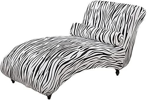 Generisch Stretch-Sofa-Chaise-Abdeckung, Chaiselongues-Schutzbezüge für Wohnzimmer, Chaiselongue-Bezug, Stretch-Recliner-Stuhl-Schutzbezug, Relaxliege, armlose Lounge-Liege, Schutzhülle (Farbe: #4)