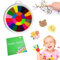 Divertido kit pintura con los dedos, pinturas para dedos lavables de 25 colores, libro creativo para pintar con los dedos, juguetes educativos, juguetes para niños