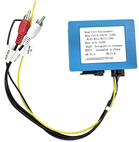 AWESAFE Glasfaser Decoder Box für Mercedes Benz Autoradio für E Klasse W211 CLS W219