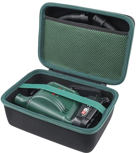 co2CREA Duro Viajar Caja Estuche Funda para Bosch Bomba de aire de batería EasyInflate 18v-500(Funda Solo)