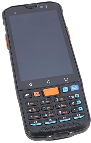 4G BTH-Barcode-Scanner für Android 11, Barcode-Leser mit Dualband-WLAN-Unterstützung NFC, Funktionaler PDA-Handscanner mit Ziffernblock