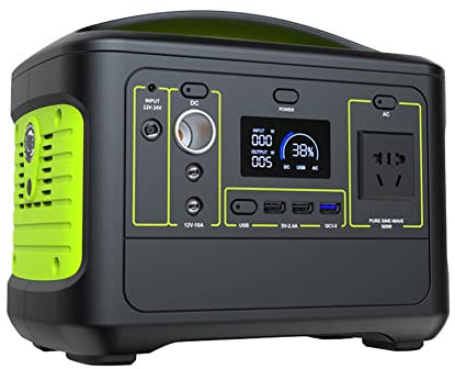 Estación de energía portátil pico 1500W, generador solar 1500Wh 153600mAh energía móvil onda sinusoidal pura LiFePO4 respaldo de batería, para acampar al aire libre