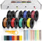 LightingWill 24 AWG 0.2 mm² Silicone Electric Cable Set in 8 Colours, 5 Metres per Roll Stranded Wire Cable, Flexible Tinned Copper Cable for DIY, Car, Home Installations and Power Cabling