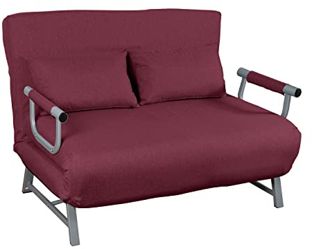VCM Schlafsofa | Polyester-Stoff | Maße H. 95 x B. 127 x T. 78 cm | Sofa mit Schlaffunktion | Schlafsofa - Kolino