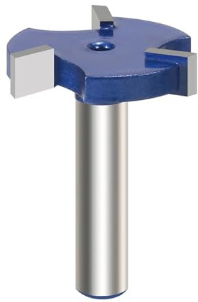 1PC 1/4'' Schaft Router Bit 3 Zähne Platte Abflachung Router Bit CNC Spoilboard Auftauchen Router Bit T-Slot fräsen Cutter for Holz