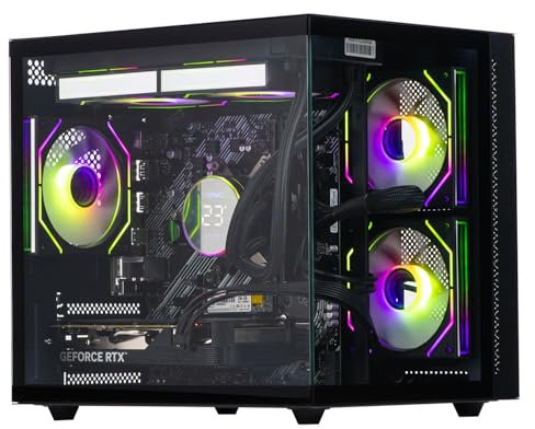 Veno Scorp Gaming PC Intel Core i7-12700F Processor Geforce Nvidia RTX 5060Ti 16GB Graphics Card - 32GB 3200MHz Ram - 1TB NVMe SSD - 650W PSU - Windows 11 - WiFi - Mini Nem 3 Black Case-Liquid Cooling