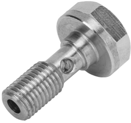 ZDETGU Raccords Banjo M8 X 1,0 Mm Connecteurs Scellés en Laiton pour Flexibles de Frein et Conduites d'alimentation en Huile Adaptateurs de Système de Tubes Sécurisés pour le Contrôle des Fluides