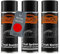 TRISTARcolor Autolack Spraydosen Set für Bentley 9560232 Candy Red Perl Grundlack Basislack Klarlack Sprühdose 400ml