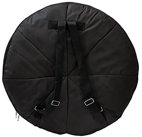 Tasche Shaman 60cm Rucksack Trommeltasche mit Trageriemen aus robustem Nylon in Schwarz