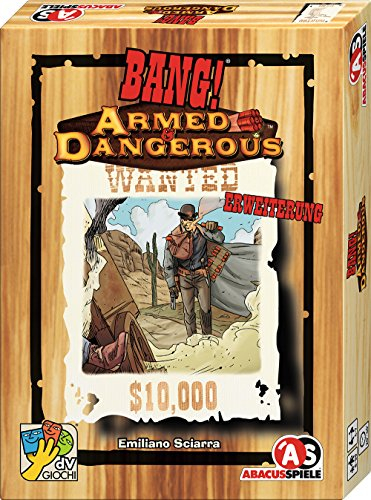 ABACUSSPIELE 38181 - BANG! - Armed & Dangerous , Erweiterung zum Bang! Westernkartenspiel