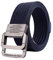 ACMEDE Herren Damen Gürtel Stoffgürtel mit Doppel D-ringe Schnalle Doppel Nylon Militär Stoffgürtel für Damen und Herren 125 * 3.8CM