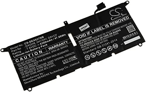 Batterie pour Ordinateur Portable Dell XPS 13-9370-D1905TG, 7,6V, Li-ION [ Batterie pour Ordinateur Portable/Laptop/Notebook ]