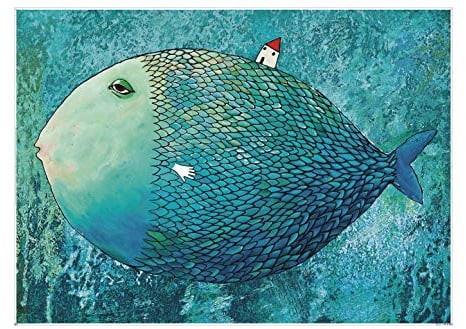 EACHHAHA Fisch Puzzle 1000 Teile,Erwachsene Puzzle Kindlich,EIN Muss für Heimspiele,70 x 50 cm/27.5x19.7in,Fisch