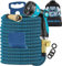 Expandable Garden Hose Pipe Water Retractable Flexible Expanding 100 ft hosepipes Heavy Duty no Kink 30m 100ft extendable hosepipe 30 metre (Lake Blue, 30m)