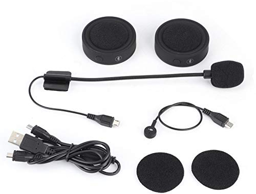 Fydun Cuffie casco Bluetooth BT17 Auricolare vivavoce per moto stereo con musica