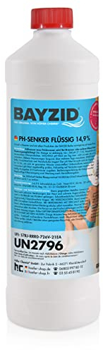 15 x 1 kg BAYZID pH Senker Minus 14,9% von Höfer Chemie für Pool & Schwimmbad zur Senkung des pH Werts