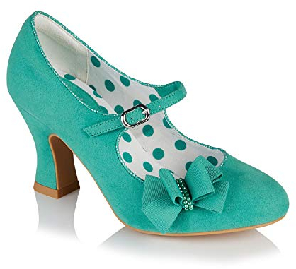 Ruby Shoo Damen Celia Absätze Schuhe Grün 36 EU