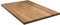Rikmani Massivholzplatte Eiche Tischplatte Naturholz Esstisch Schreibtisch Arbeitsplatte Küche Eichenplatte Massiv Holzbrett Schreibtischplatte Holzplatte 50x50x3 cm dunkel (abgerundet)