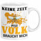 Trendation - Keine Zeit Mein Volk Braucht Mich Tasse Geschenk Bienen Honig Imker Imkeri Geschenkidee Bienenzüchter (Weiß)