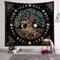 Zodight Baum des Lebens Wandteppiche Mondphasen Tapestry, Schwarz-Weiß-Sonne-Mond-Tapisserie Wandbehang, Psychedelisches Mandala Wandteppich für Wohnzimmer Tagesdecke Zimmer Schlafzimmer