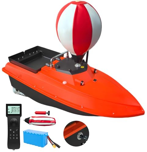 CRESEAPRODUCTS High Speed RC Fishing Bait Boat for Ocean Lake Fishing with GPS, 500M Range, 4.5KG Load, Cruise Control