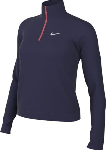 Nike DQ6377-555 W NK DF Pacer HZ Sweatshirt Damen Purple Ink/Reflective SILV Größe L