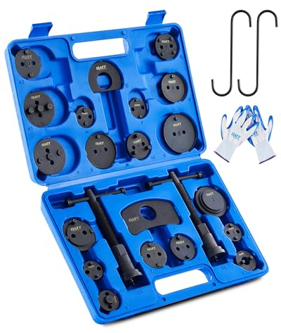 Orion Motor Tech 24 TLG. Universal Bremskolbenrücksteller Auto Bremskolben Rückstellwerkzeug Bremssattel Rücksteller Bremszylinder Rücksteller Bremszylinder Rücksteller