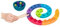 goki 58354 - Farbsortierspiel und Adventsspirale - aus hochwertigem Holz und Wollfilz - goki Evolution - Montessori-Spielzeug - Made in Europa