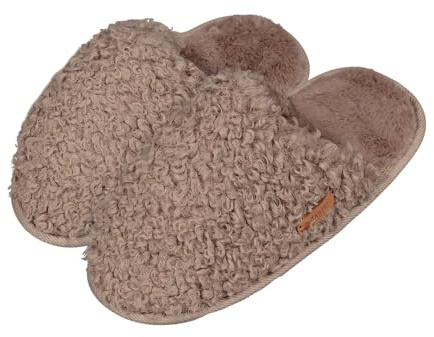 Barts Damen Hausschuhe Vensie Slippers aus weichem Kunstpelz
