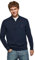 Polo Club Maglione Blu Marine Uomo con Mezza Cerniera - Logo Ricamato - Maglioni 100% Cotone