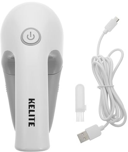 USB-Schaber elektrischer rasierer Mini Pullover rasieren Entferner Kleidung Rostfreier Stahl Weiß