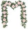 SHACOS 2 Stück/4m Künstliche Blumengirlande Deko Rosa Rosengirlande Hochzeit Seidenblumen Kunstblumen Girlande Rosen Hängende Girlande für Hochzeit, Deko