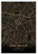 Generisch Sao Paulo Brasilien Stadtkarte Poster Leinwand Poster Wandkunst Dekor Druck Bild Gemälde für Wohnzimmer Schlafzimmer Dekoration ungerahmt 50 x 75 cm