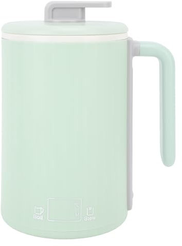 DOACT Hervidor Eléctrico Health Pot, 450ml, Control de Temperatura Inteligente Portátil, Apagado Automático, Calentamiento Rápido para Oficina y Hogar (Enchufe Europeo 220V)
