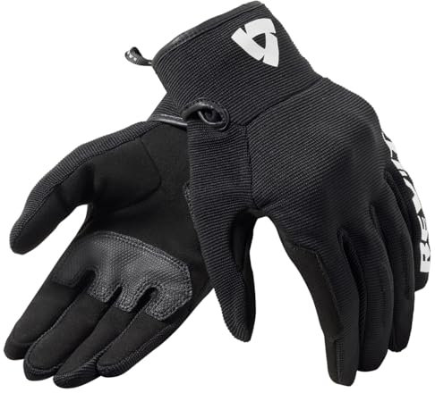 Revit Access Damen Motorrad Handschuhe, schwarz/weiß, XL
