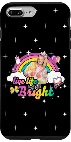 iPhone 7 Plus/8 Plus JoJo Siwa Live Life Bright Rainbow Colorful Logo Case