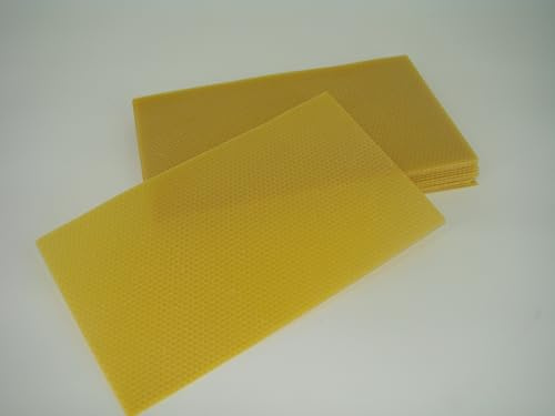 Zander 1kg Größe 395x195mm 100% Bienenwachs Mittelwände Imkerbedarf Imkerei Bienenhaltung Rähmchen Wachs Mittelwand