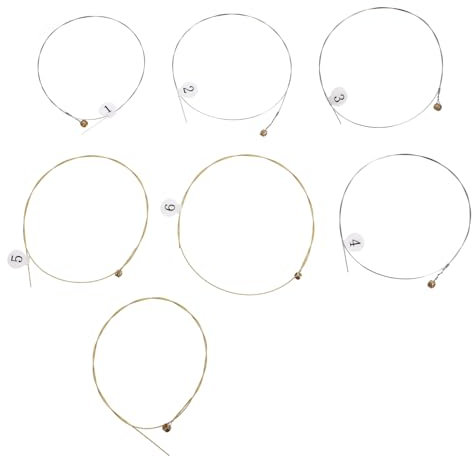 SOIMISS 7stücke Teiliges Harfensaiten Stahl Ersatz-saiten Für Kleine Harfen Und Leiern Klarer Klang Langlebig Geeignet Für Anfänger Und Musiker Von Saiteninstrumenten