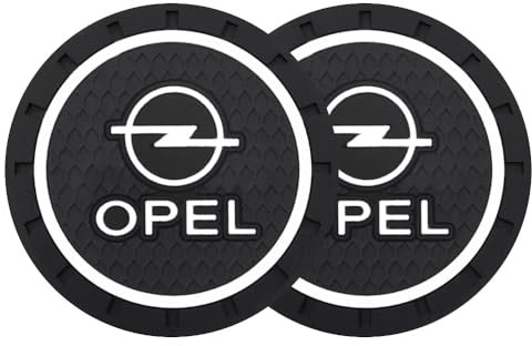 XVBFSC 2PCS Car Cup Coaster for Opel Vauxhall Grandland X 2017-2023, Car Holder Insert Non-Slip Cup Holder Coasters Car Accessories Interior,A