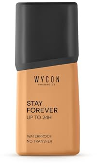 WYCON cosmetics STAY FOREVER Foundation Waterproof, long lasting 24h and no transfer NW35