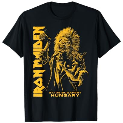 Iron Maiden - Run For Your Lives Tour Budapest T-Shirt