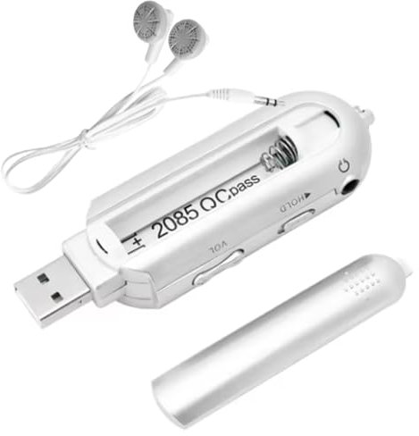 Reproductor de Música MP3,Radio MP3 Infantil A Pilas | Reproductor USB para Coche con Pantalla - para Viajes, Hogar, Camping, Running Y Actividades Exteriores