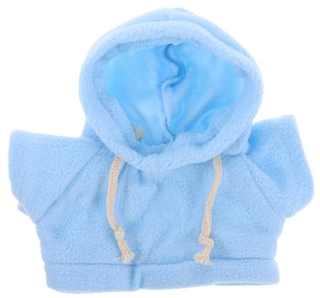 Uonlytech Mini Puppen-Hoodie Für Stofftiere Austauschbare Kleidung Für Kuscheltiere Weicher Kapuzenpullover Als Puppenzubehör Und Dekoration Für Spiel Sammlung Und Geschenk
