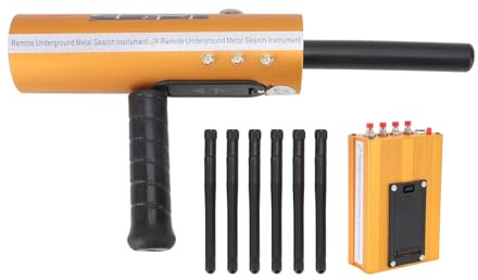 Tnfeeon Metalldetektor, Hochempfindlicher Gold-Silber-Kupfer-Edelsteinfinder mit LCD-Display, 360°-Scanning, 1200 M Reichweite, 30 M Tiefe, für Erwachsene und, Professionelle