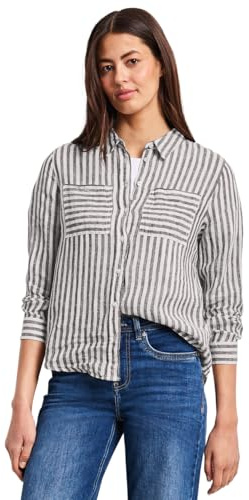 Street One Damen Langarm Hemdbluse aus Leinen