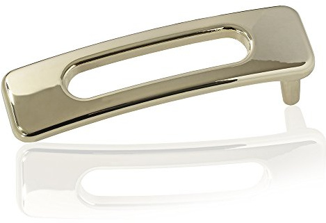 FREDERIC HERMANO Gürtelschnalle Buckle 10mm Metall Gold Poliert - Buckle Clip - Dornschliesse Für Gürtel Mit 1cm Breite - Goldfarben Poliert