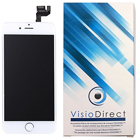 Visiodirect® Ecran Complet Tout assemblé pour iPhone 6S téléphone Portable Blanc vitre Tactile + écran LCD