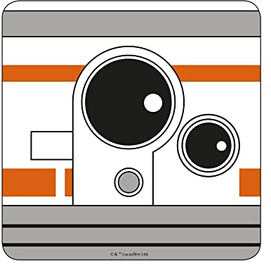 Star Wars Coaster BB-8 Case (6) Half Moon Bicchieri Boccali