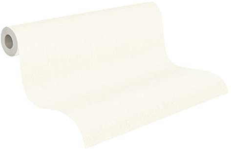 A.S. Création 350651 Meistervlies 2020 Non-Woven Wallpaper Paintable 21.0 m x 1.06 m White